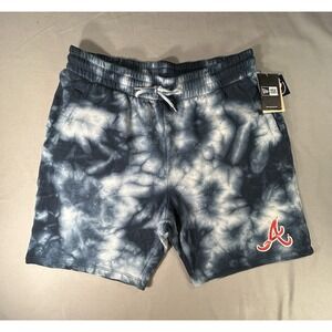 New‎ Era Atlanta Braves MLB Baseball Tie Dye Blue Shorts men's XL New